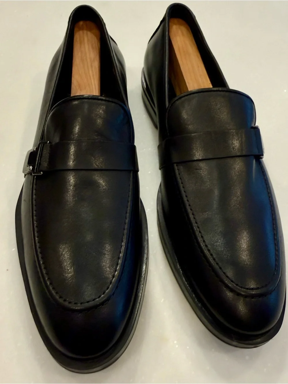 Bruno Magli Pablo Buckle Strap Loafer Size US 9 EU 42 New